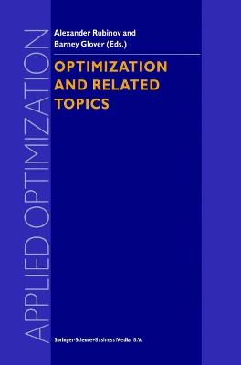 Optimization and Related Topics - cover