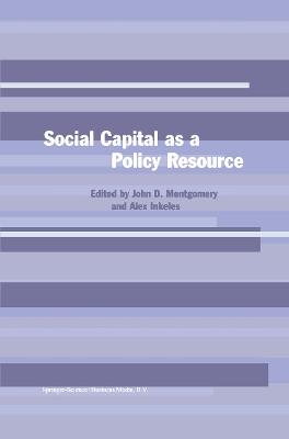 Social Capital as a Policy Resource - cover