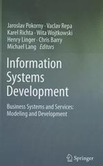 Information Systems Development: Business Systems and Services: Modeling and Development