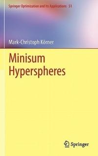 Minisum Hyperspheres - Mark-Christoph Körner - cover