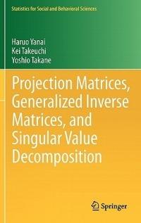 Projection Matrices, Generalized Inverse Matrices, and Singular Value Decomposition - Haruo Yanai,Kei Takeuchi,Yoshio Takane - cover