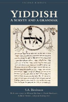 Yiddish: A Survey and a Grammar - S.A. Birnbaum - cover