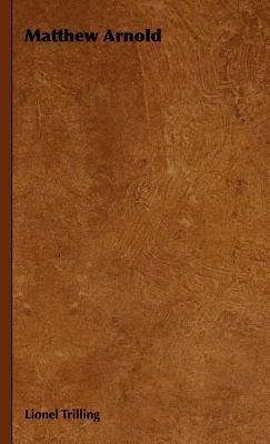 Matthew Arnold - Lionel Trilling - cover