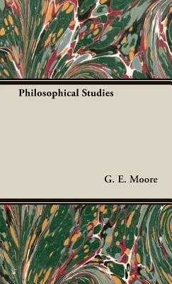 Philosophical Studies - George Edward Moore - cover