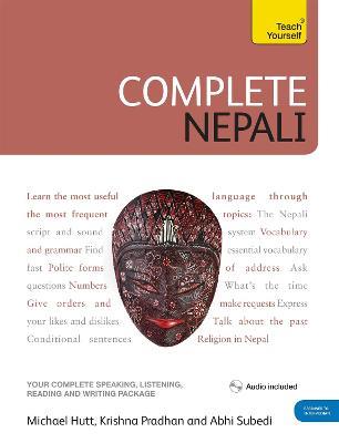 Complete Nepali Beginner to Intermediate Course: (Book and audio support) - Michael Hutt,Abhi Subedi - cover