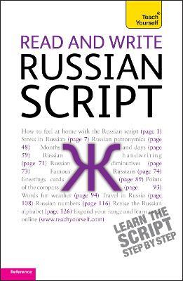 Read and Write Russian Script: Teach yourself - Daphne West - cover