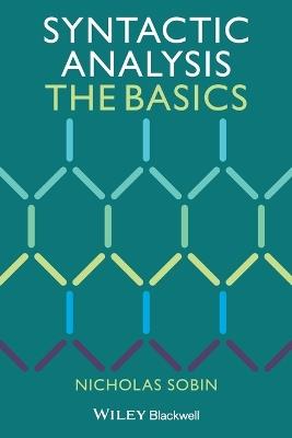 Syntactic Analysis: The Basics - Nicholas Sobin - cover