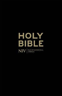 NIV Popular Cross-Reference Black Leather Bible - New International Version - cover
