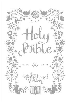NIV Tiny White Christening Bible - New International Version - cover