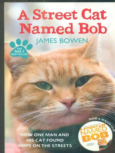 A Street Cat Named Bob: How one man and his cat found hope on the streets - James Bowen - cover