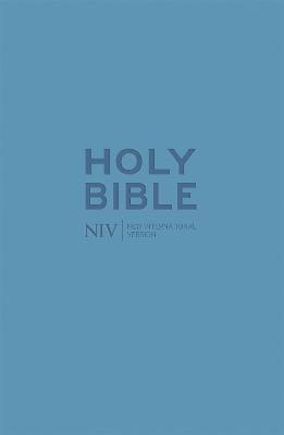 NIV Pocket Cyan Soft-tone Bible with Zip - New International Version - cover