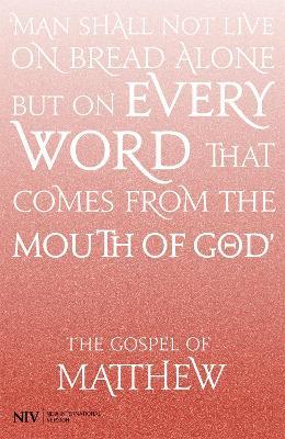 NIV Gospel of Matthew - New International Version - cover