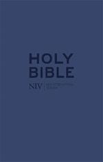 NIV Tiny Navy Soft-tone Bible with Zip