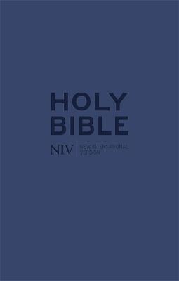 NIV Tiny Navy Soft-tone Bible with Zip - New International Version - cover