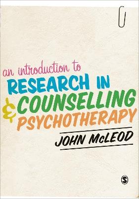 An Introduction to Research in Counselling and Psychotherapy - John McLeod - cover