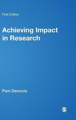 Achieving Impact in Research - cover