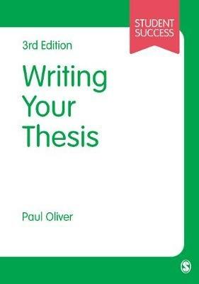 Writing Your Thesis - Paul Oliver - cover