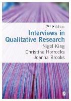 Interviews in Qualitative Research - Nigel King,Christine Horrocks,Joanna Brooks - cover