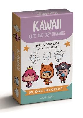 Kawaii Cute and Easy Drawing Deck: Learn to Draw More Than 50 Characters! - Mayumi Jezewski - cover