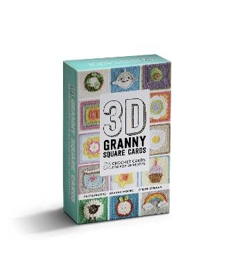 3D Granny Squares Cards: 52 Crochet Cards for Pop-Up Motifs - Sharna Moore - cover