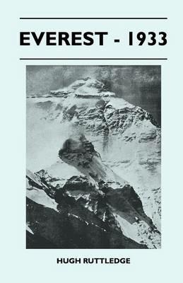 Everest - 1933 - Hugh Ruttledge - cover