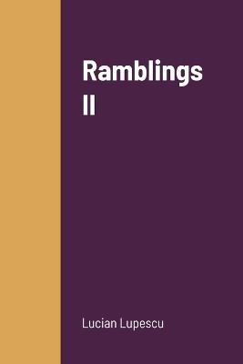 Ramblings II - Lucian Lupescu - cover