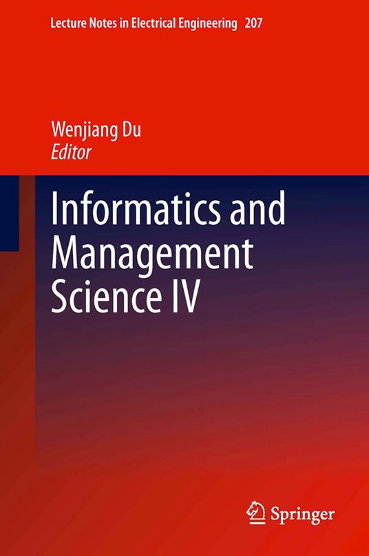 Informatics and Management Science IV