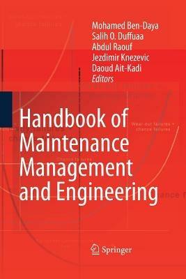 Handbook of Maintenance Management and Engineering - cover