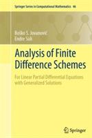 Analysis of Finite Difference Schemes: For Linear Partial Differential Equations with Generalized Solutions - Boško S. Jovanovic,Endre Süli - cover