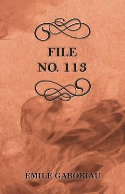 File No. 113 - Emile Gaboriau - cover