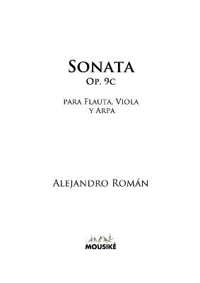 Sonata para flauta, viola y arpa, Op. 9c - Alejandro Román - cover