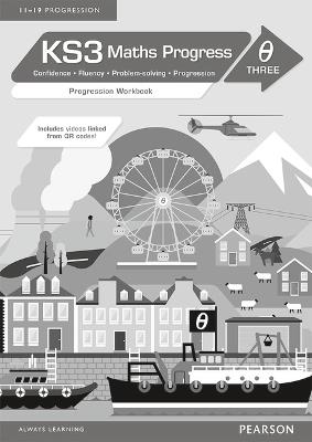 KS3 Maths Progress Progression Workbook Theta 3 - cover