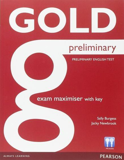 Gold Preliminary Exam Maximiser with key & CD Itly Pck - Sally Burgess,Jacky Newbrook - cover