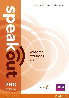 Speakout Advanced 2nd Edition Workbook with Key - Antonia Clare,J. Wilson,J Wilson - cover