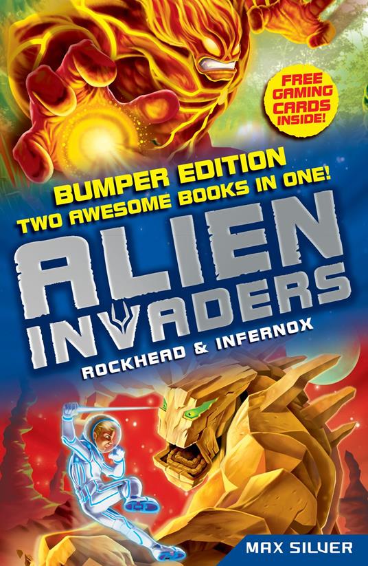 Alien Invaders: Rockhead & Infernox (2 Books in 1) - Max Silver - ebook
