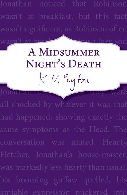 A Midsummer Night's Death - K M Peyton - ebook