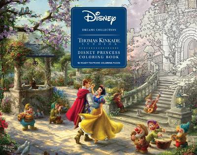 Disney Dreams Collection Thomas Kinkade Studios Disney Princess Coloring Poster - Thomas Kinkade - cover