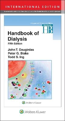 Handbook of Dialysis - John T. Daugirdas - cover