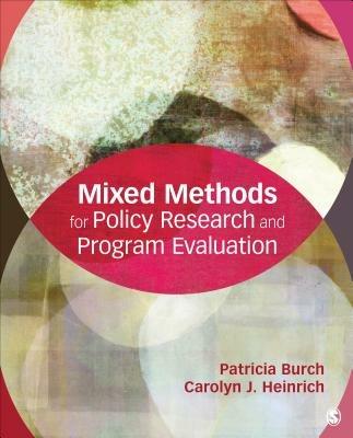 Mixed Methods for Policy Research and Program Evaluation - Patricia E. Burch,Carolyn J. Heinrich - cover
