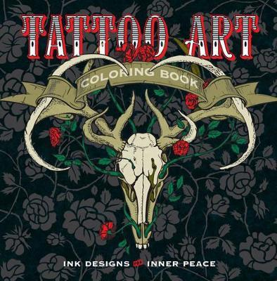 Tattoo Art Coloring Book: Ink Designs for Inner Peace - Lark Crafts - cover