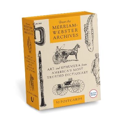 From the Merriam-Webster Archives: 50 Postcards: Art and Ephemera from America's Most Trusted Dictionary - Merriam-Webster - cover