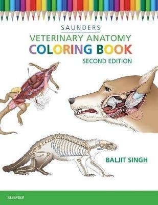 Veterinary Anatomy Coloring Book - Baljit Singh - cover