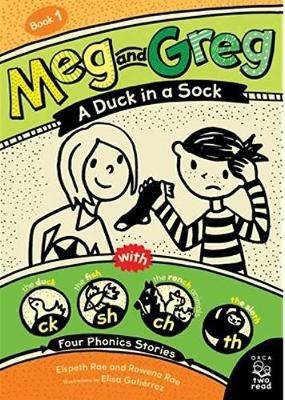 Meg and Greg: A Duck in a Sock - Elspeth Rae,Rowena Rae - cover