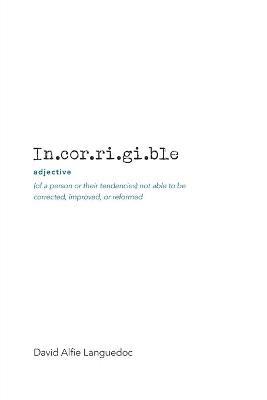 Incorrigible - David Alfie Languedoc - cover