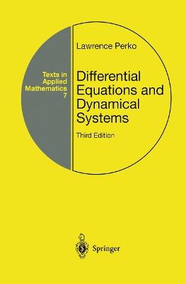 Differential Equations and Dynamical Systems - Lawrence Perko - cover