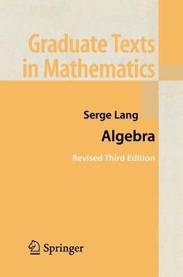 Algebra - Serge Lang - cover