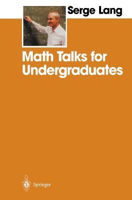 Math Talks for Undergraduates - Serge Lang - cover