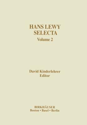 Hans Lewy Selecta: Volume 2 - cover