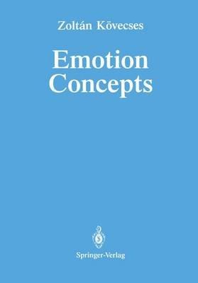 Emotion Concepts - Zoltan Kövecses - cover