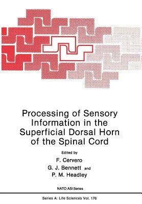 Processing of Sensory Information in the Superficial Dorsal Horn of the Spinal Cord - F. Cervero,G. J. Bennett,P. M. Headley - cover